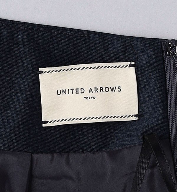 ウール シルク ツイル ハイウエスト タイトスカート|UNITED ARROWS