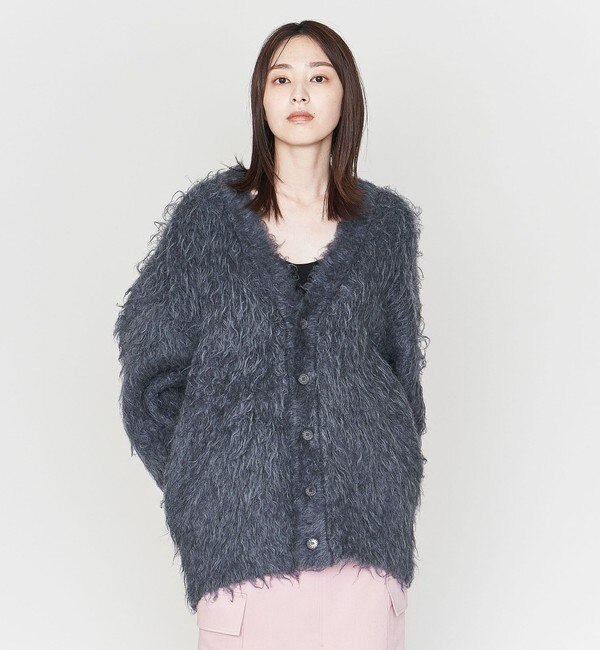 UNITED ARROWS  CA/FUR ノーカラー カーディガン宜しくお願い致します♬