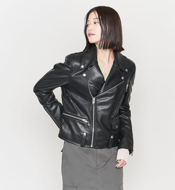 ASTRAET＞フェイクレザー ライダースジャケット|UNITED ARROWS 