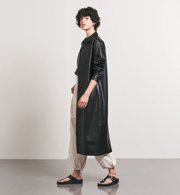 TO UNITED ARROWS＞フェイクレザー ワンピース|UNITED ARROWS