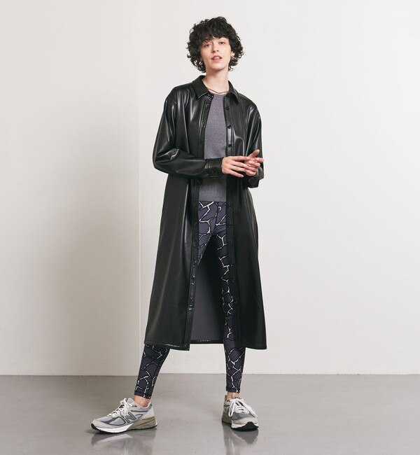 TO UNITED ARROWS＞フェイクレザー ワンピース|UNITED ARROWS