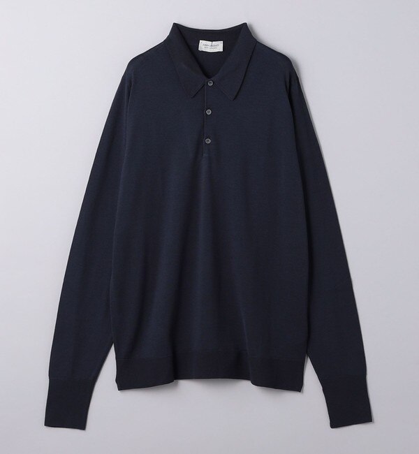 ＜JOHN SMEDLEY＞ ロングスリーブ ニットポロシャツ