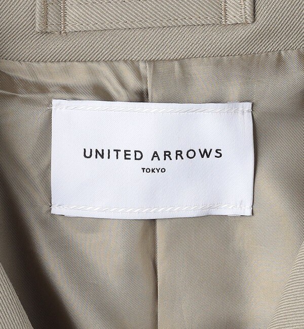 W/ギャバ ベルテッド コート|UNITED ARROWS(ユナイテッドアローズ)の