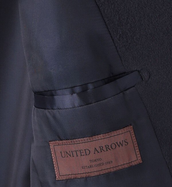 メルトン 6ボタン ダブルブレスト チェスターコート|UNITED ARROWS