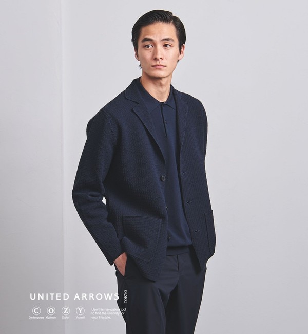 ニットポロ ジップカーディガン|UNITED ARROWS(ユナイテッドアローズ