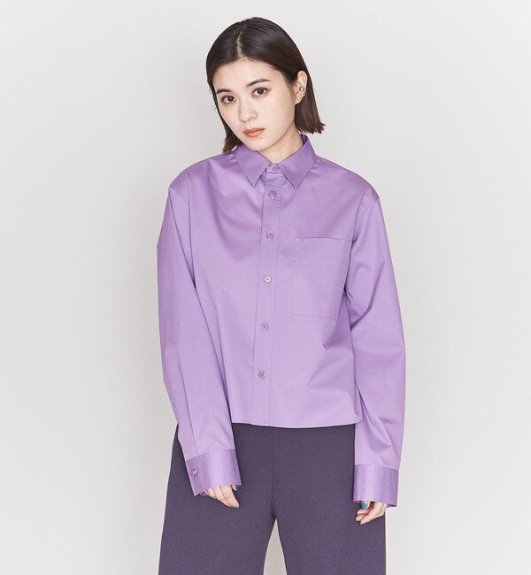 ASTRAET＞C/P クロップド レギュラーカラーシャツ|UNITED ARROWS ...