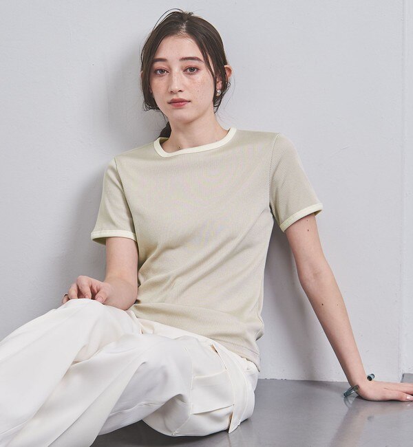 リブ バイカラー パイピング Tシャツ|UNITED ARROWS(ユナイテッド 