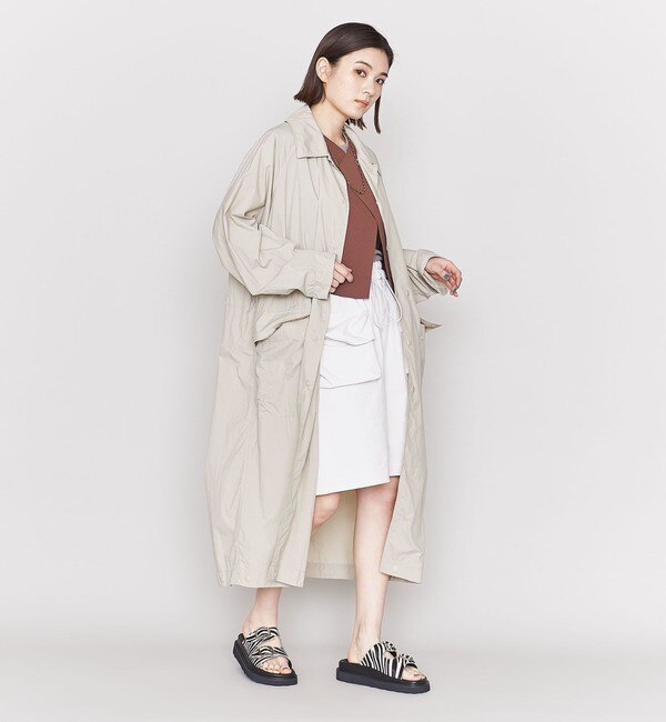 ASTRAET＞ナイロン タフタ 2WAY ステンカラーコート|UNITED ARROWS