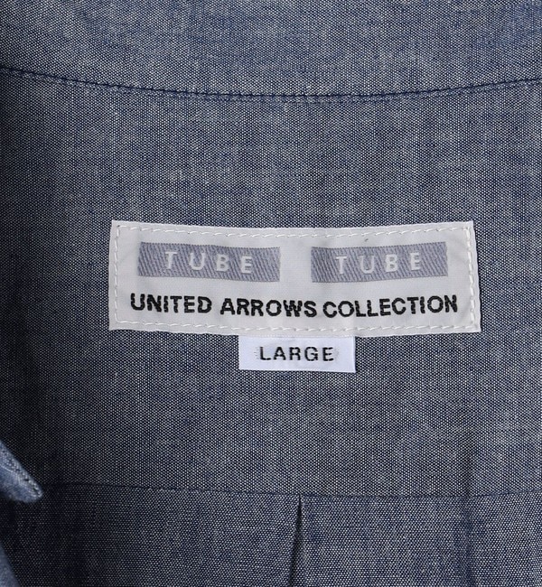 TUBE＞ シャンブレー ステッチ プルオーバーシャツ|UNITED ARROWS