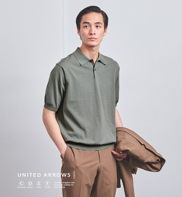 14ゲージ ニット ポロシャツ|UNITED ARROWS(ユナイテッドアローズ)の ...