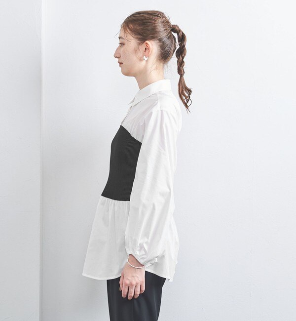 ニットビスチェ コンビ シャツ|UNITED ARROWS(ユナイテッド
