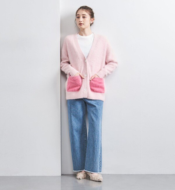 フォックスカシミヤ ポケット カーディガン|UNITED ARROWS