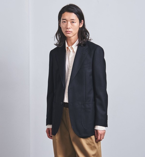 モテ系メンズファッション|【ユナイテッドアローズ/UNITED ARROWS】 ＜District＞ サージ 2ボタン ブレザー