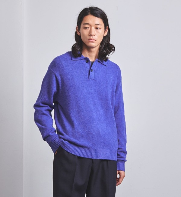 別注】＜JOHN SMEDLEY＞ 30G ポロ カーディガン|UNITED ARROWS(ユナイテッドアローズ)の通販｜アイルミネ