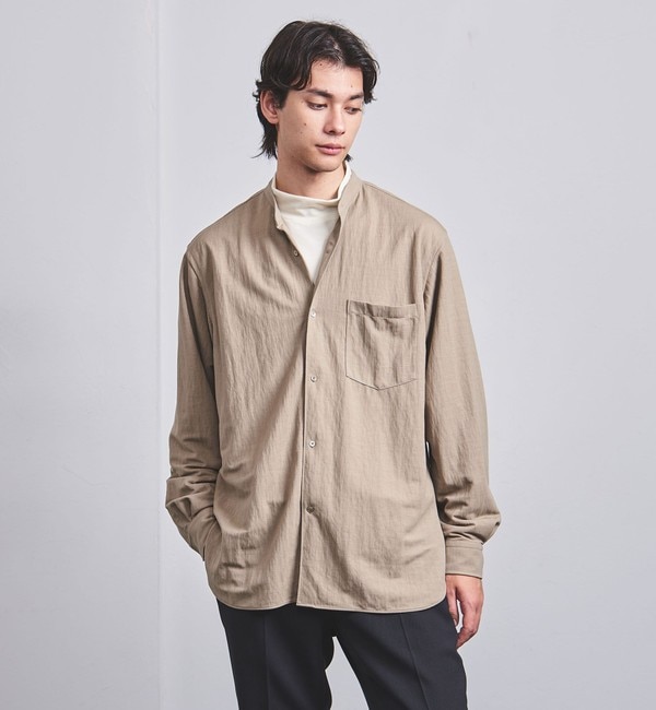 シオタ スビンコットン シャンブレー シャツ「SLOW & 」|UNITED ARROWS(ユナイテッドアローズ)の通販｜アイルミネ