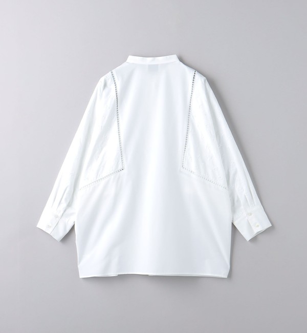 エンブロイダリー コンビ ドルマンブラウス|UNITED ARROWS