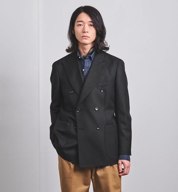 ファッションメンズのイチオシ|【ユナイテッドアローズ/UNITED ARROWS】 ＜District＞ウールギャバ ピークドラペル 6B テーラードジャケット