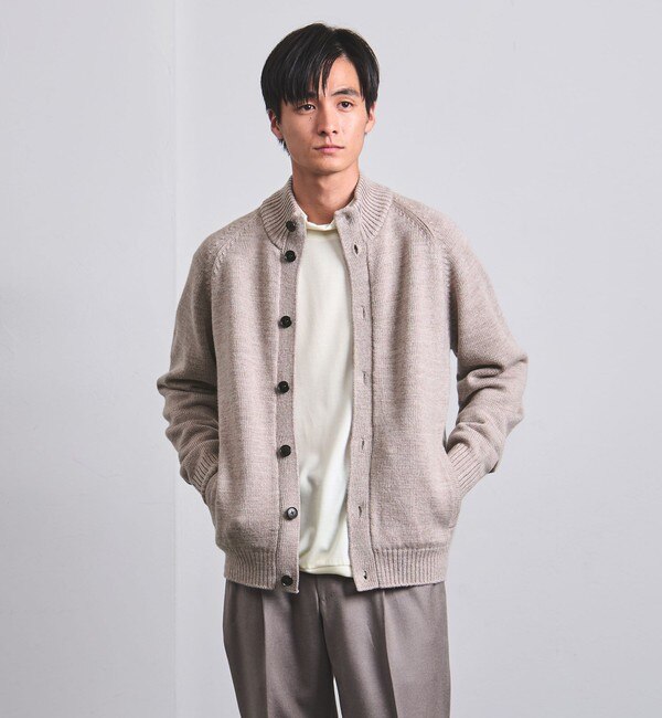 【激安通販 オンラインショップ】 ウール レイズドネック ニット|UNITED ARROWS(ユナイテッド トップス