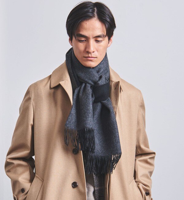 高級品市場 カシミヤ リバーシブルマフラー|UNITED ARROWS(ユナイテッドアローズ)の通販｜アイルミネ 小物