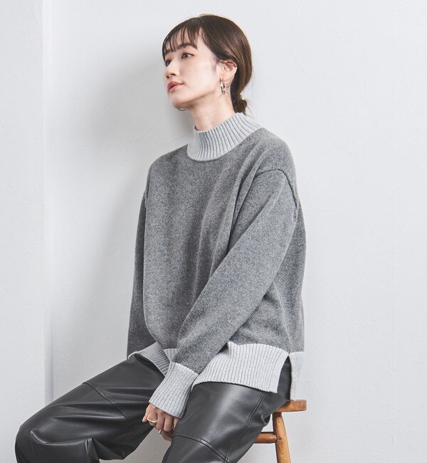 リブ ハイネック ノースリーブニット|UNITED ARROWS(ユナイテッドアローズ)の通販｜アイルミネ