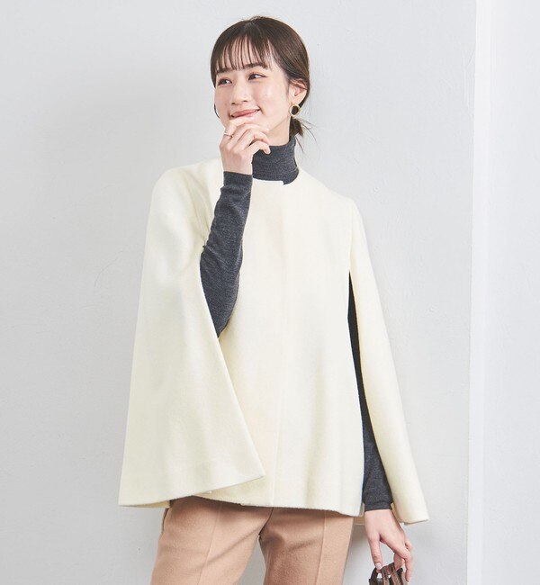 【大注目】 ショート ケープコート|UNITED ARROWS(ユナイテッドアローズ)の ジャケット・アウター