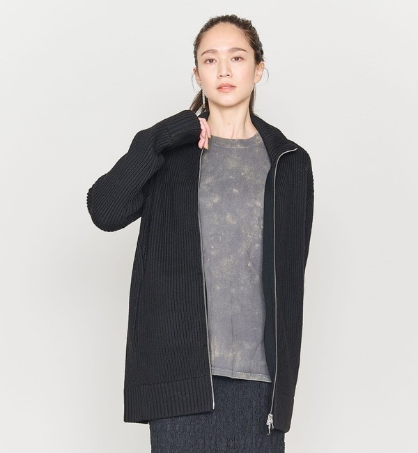 ASTRAET＞5G アゼ ジップ ハイネックカーディガン|UNITED ARROWS(ユナイテッドアローズ)の通販｜アイルミネ