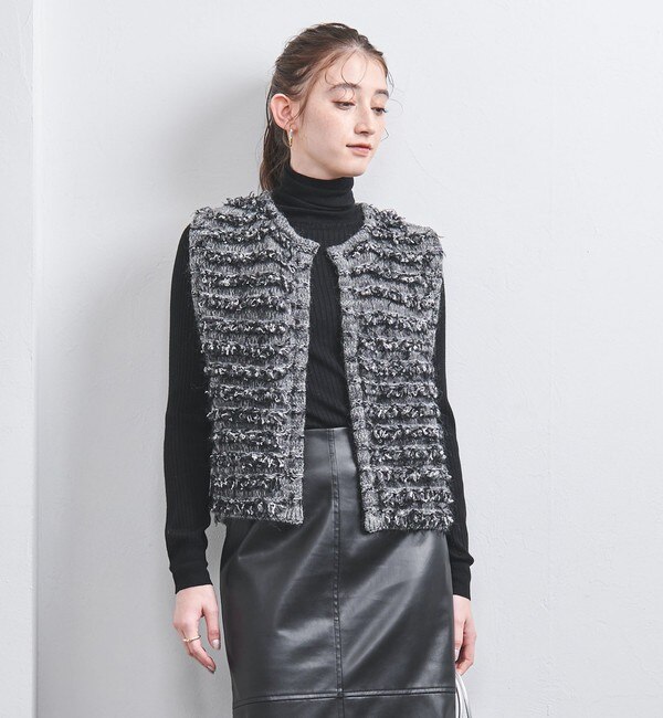 ミックス シアーループ ニットベスト|UNITED ARROWS(ユナイテッドアローズ)の通販｜アイルミネ