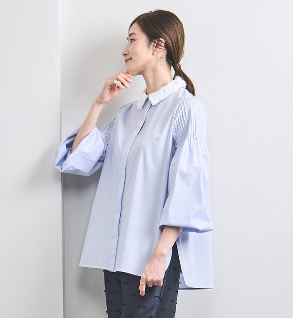 バックフレア ショートスリーブ ブラウス|UNITED ARROWS(ユナイテッドアローズ)の通販｜アイルミネ