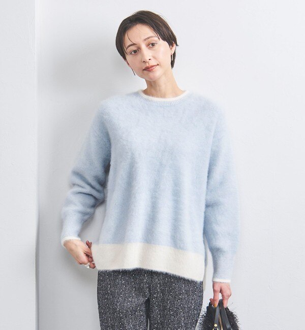 ユナイテッドアローズ カシミヤ ラクーン ファー ニット セーター レディース - メルカリ