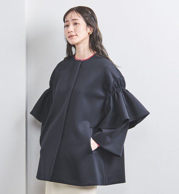 P/C シアー ノーカラー ブルゾン|UNITED ARROWS(ユナイテッドアローズ)の通販｜アイルミネ