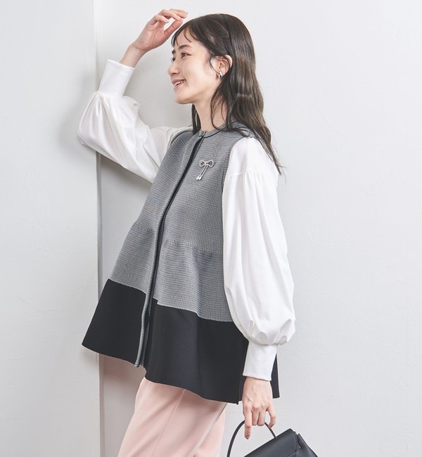 リブ ハイネック ノースリーブニット|UNITED ARROWS(ユナイテッドアローズ)の通販｜アイルミネ