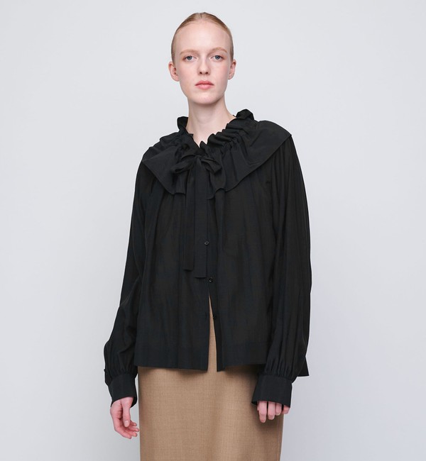 AEWEN MATOPH＞ギャザー リボン ブラウス|UNITED ARROWS(ユナイテッドアローズ)の通販｜アイルミネ