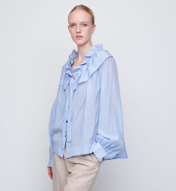 カシュクール フリルギャザー ブラウス|UNITED ARROWS(ユナイテッドアローズ)の通販｜アイルミネ