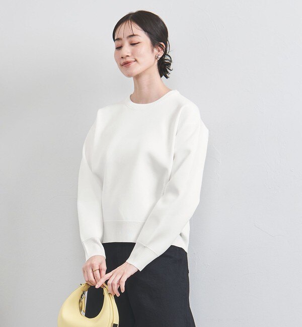 スウェットライク クルーネック ニットプルオーバー|UNITED ARROWS(ユナイテッドアローズ)の通販｜アイルミネ