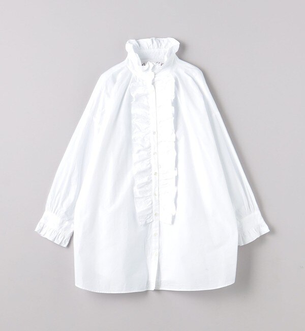 2トーン ドットジャカード フリルブラウス|UNITED ARROWS(ユナイテッドアローズ)の通販｜アイルミネ