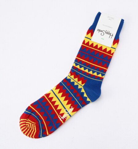 □[ハッピーソックス]Happy Socks ZIG ZAGソックス