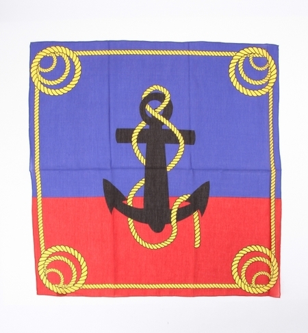 □［ミア］MIR ROPES&ANCHOR スカーフ