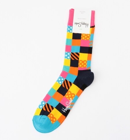 □［ハッピーソックス］ Happy Socks MINI SQUARE