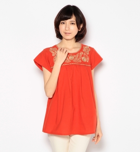 INDIA BIO EMBブラウス