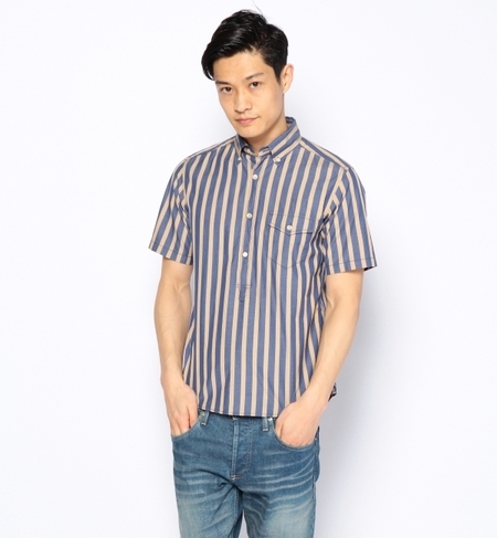 POPLIN BOLD/ST P/O S/S Vc
