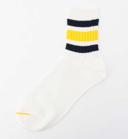 3LINE WHT ANKLE ソックス