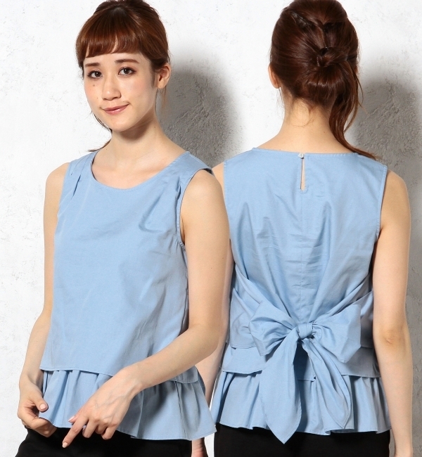 GT C リボンN/S POブラウス