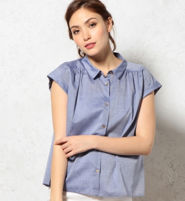 GT C/TEN ギャザー SSLシャツ