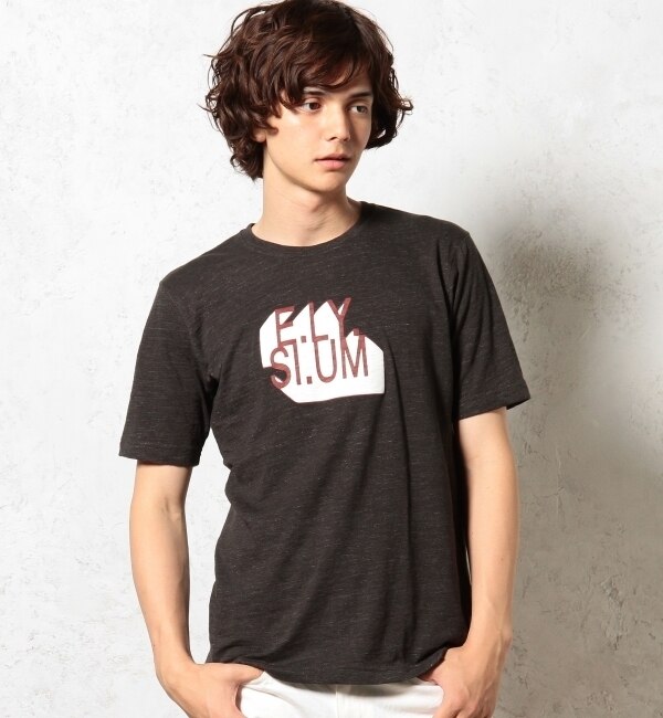 T/C SLUB/SPIN LOGO-Tシャツ