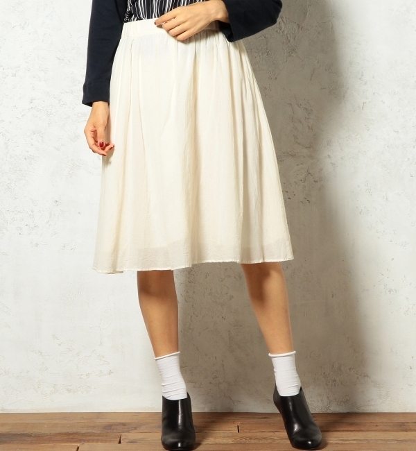 GC C MIDI VOLM スカート