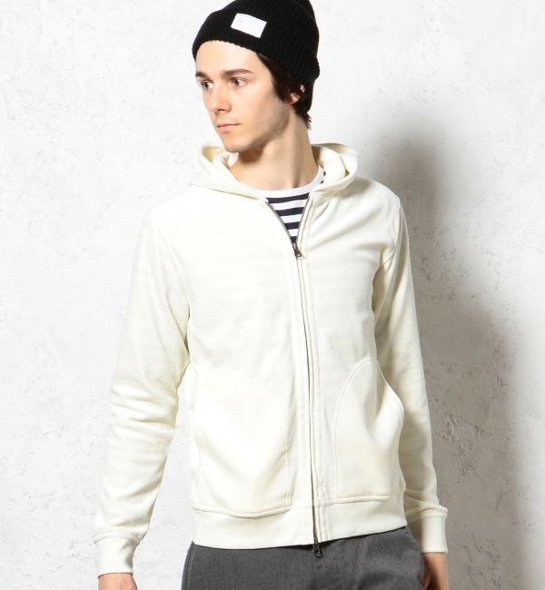 VELOUR ZIP パーカー