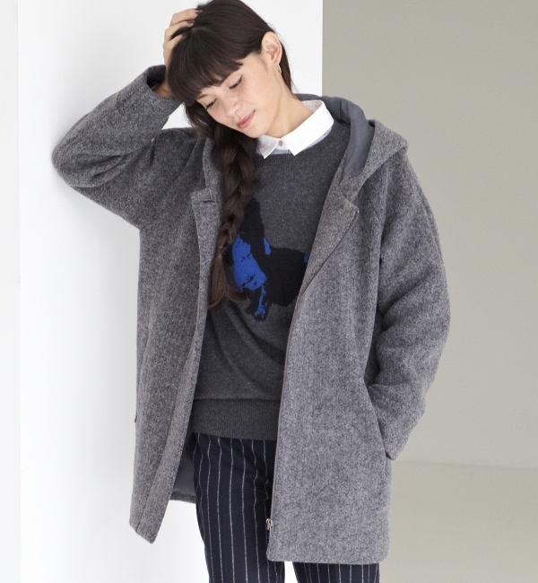 GC W/PE/A HOOD コート