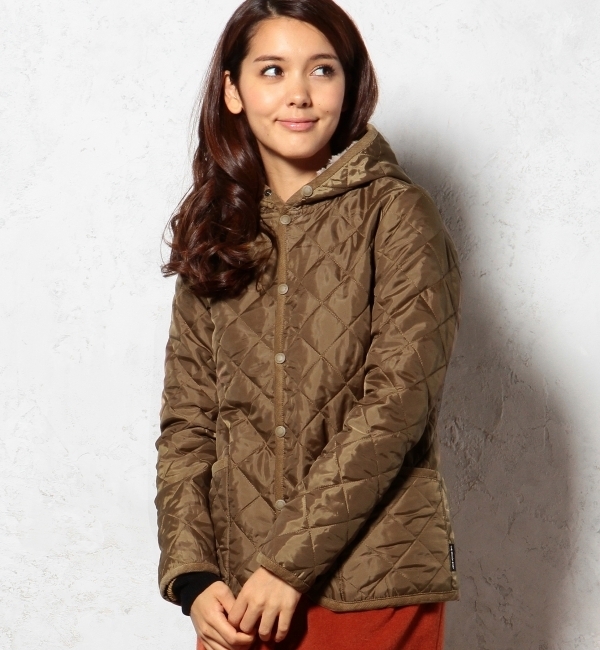 THE SMOCK SHOP QUILT HOOD コート