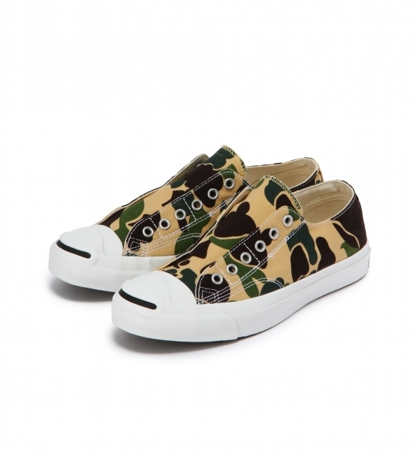 ［ジャックパーセル］JACK PURCELL 83CAMO SLIP スニーカー