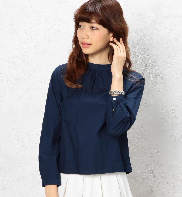 GC ROPE/INDGO BTL/NK POブラウス